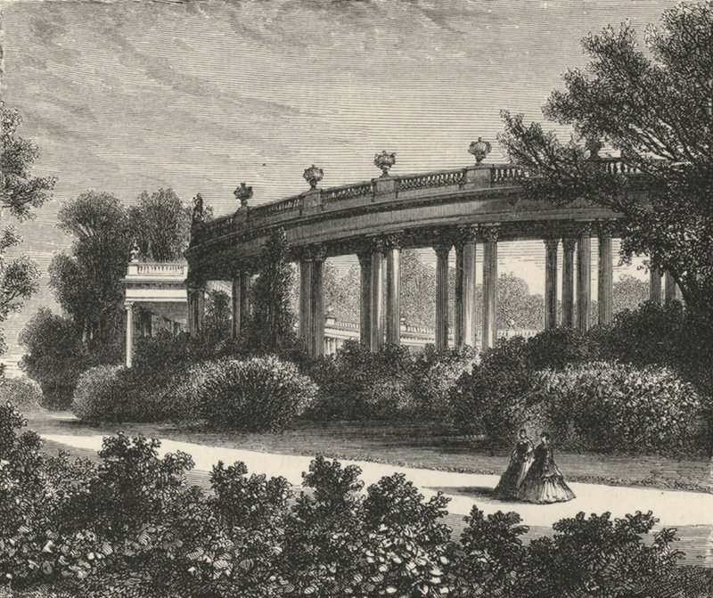 La Colonnade ve Postdam (gravür) by European School