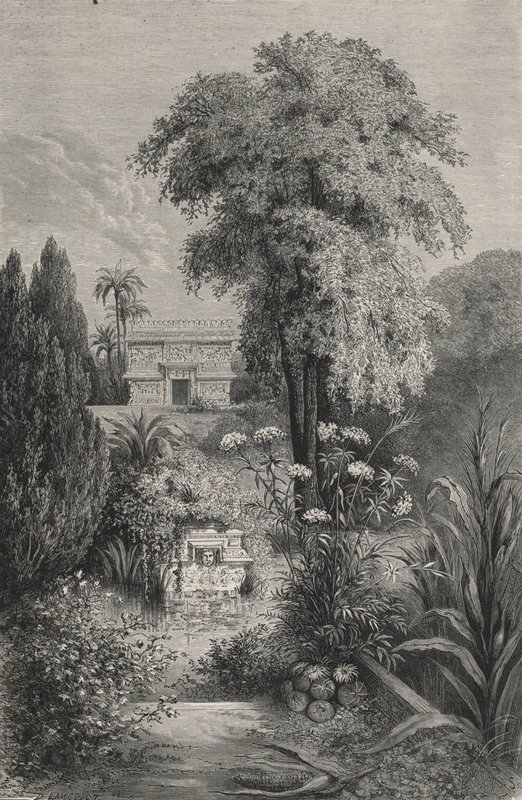 Quetzalcoatl Cenneti (gravür) by European School