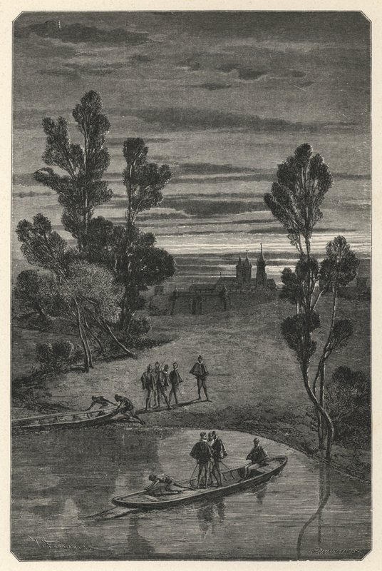 Le Pré Aux Clercs (gravür) by European School