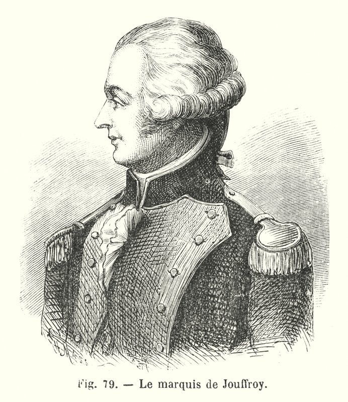 Marquis de Jouffroy (gravür) by European School
