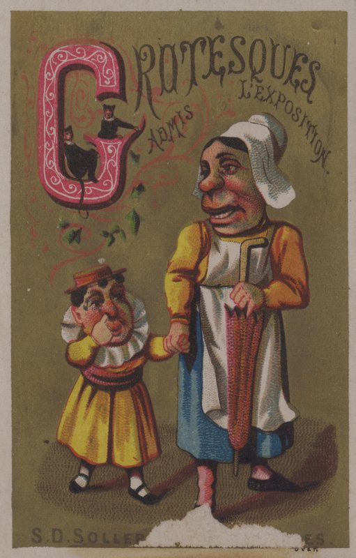 G harfi, Grotesques Admis L "Exposition by European School