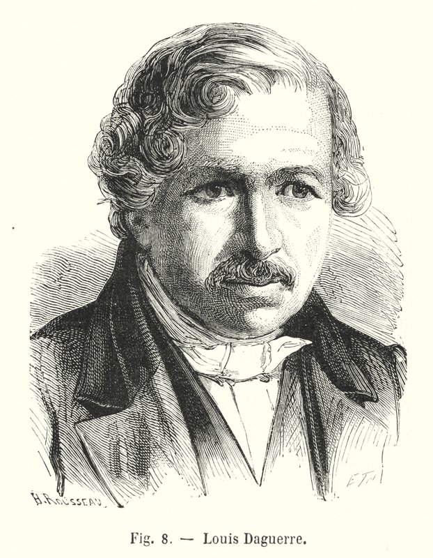 Louis Daguerre (gravür) by European School