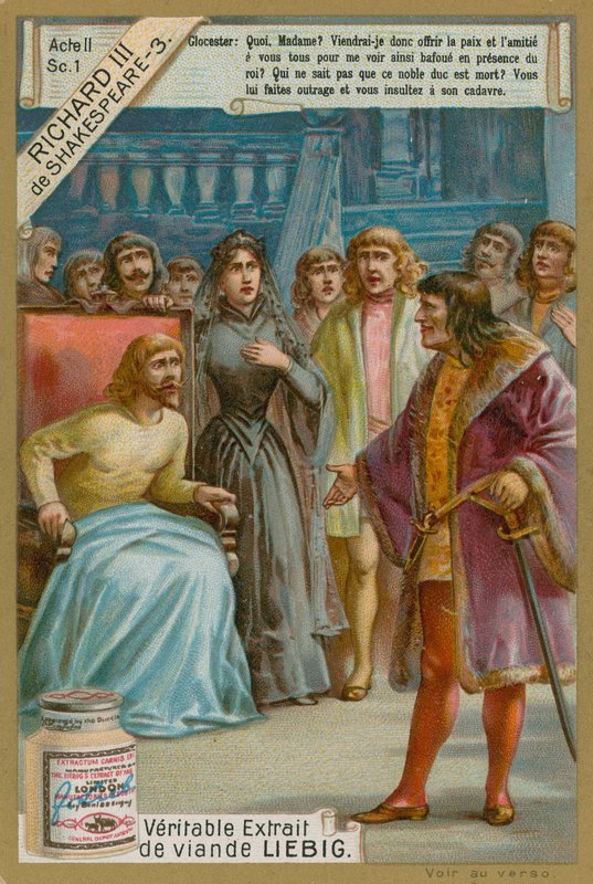 Richard III ve Edward IV by European School