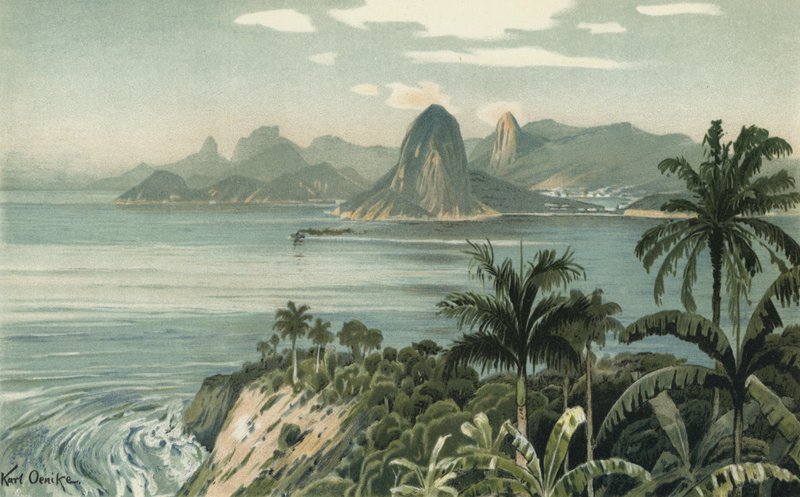 Rio de Janeiro, Brezilya (renkli taş) by European School