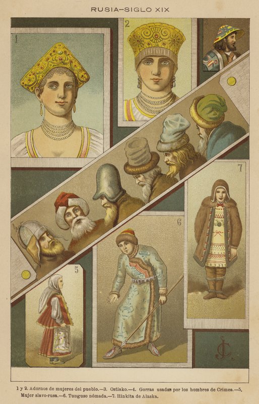Rusya, Siglo XIX (renkli taş) by European School