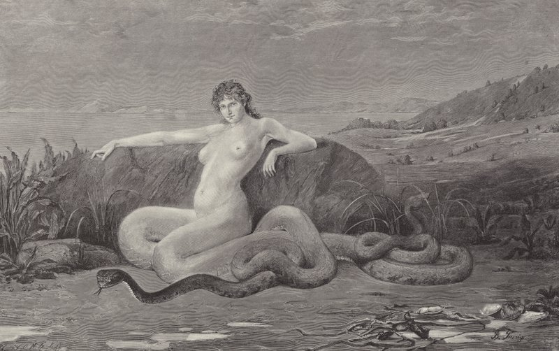 Siren (gravür) by European School