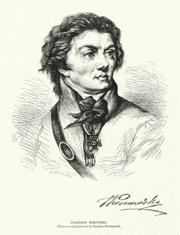 Thaddeus Kosciusko (gravür) by European School