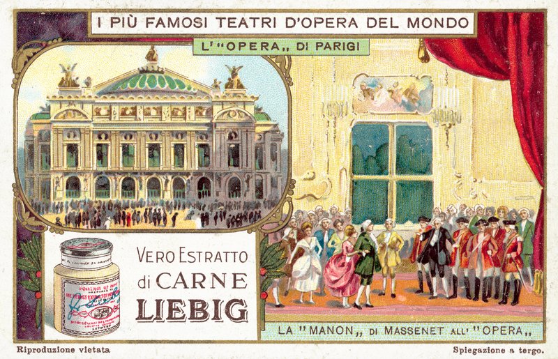 Paris Operası (chromolitho) by European School