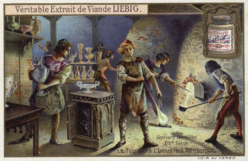 Venedik cam üfleyiciler, 14. yüzyıl by European School