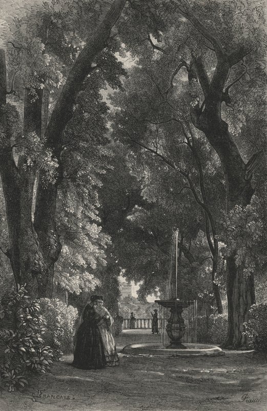 Villa Conti-Torlonia (gravür) by European School