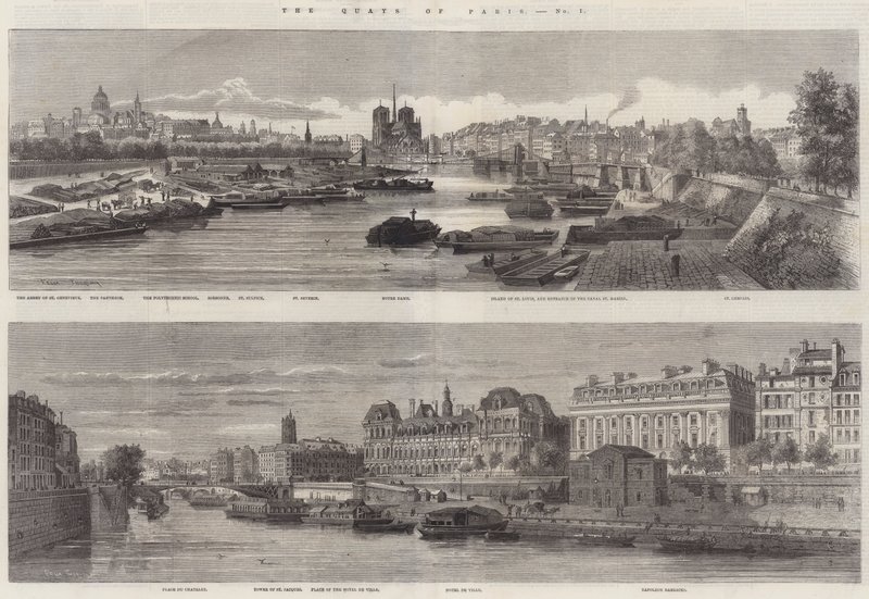 Paris Rıhtımları by Felix Thorigny