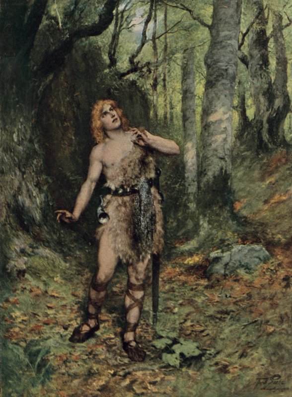 Then in the silence a bird sang to him  by Ferdinand Lecke