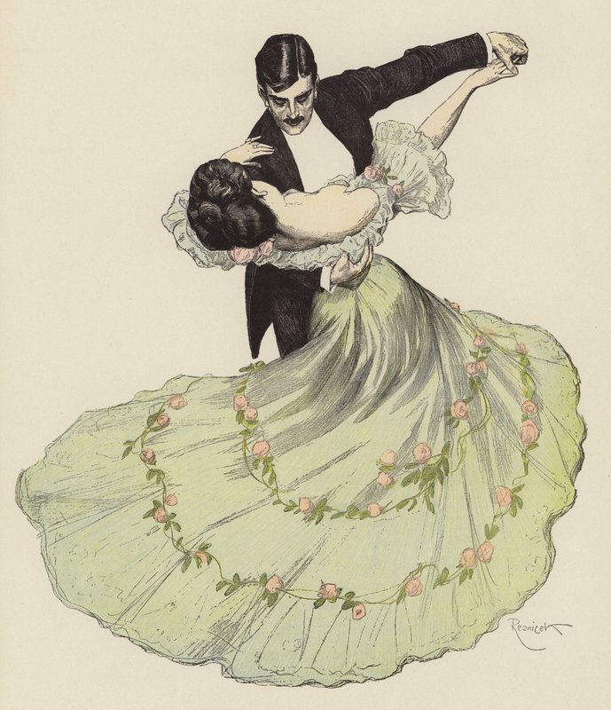 mavi vals by Ferdinand von Reznicek