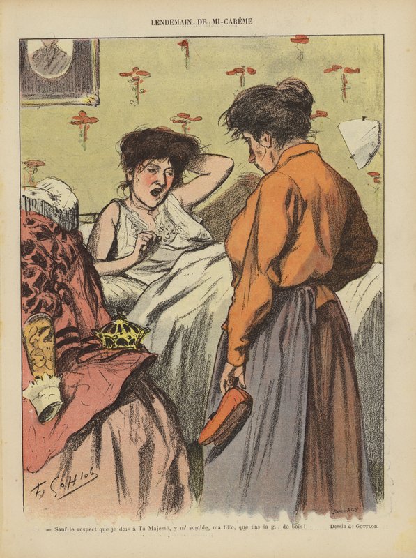 Le Rire için İllüstrasyon by Fernand Louis Gottlob