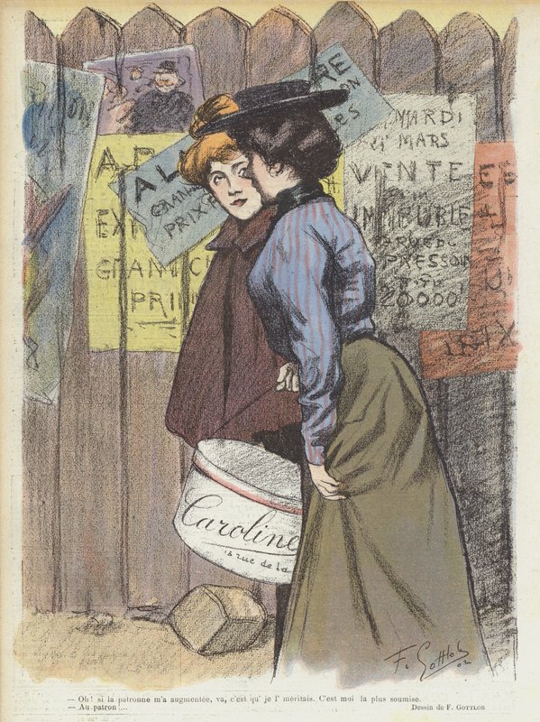Le Rire için İllüstrasyon by Fernand Louis Gottlob