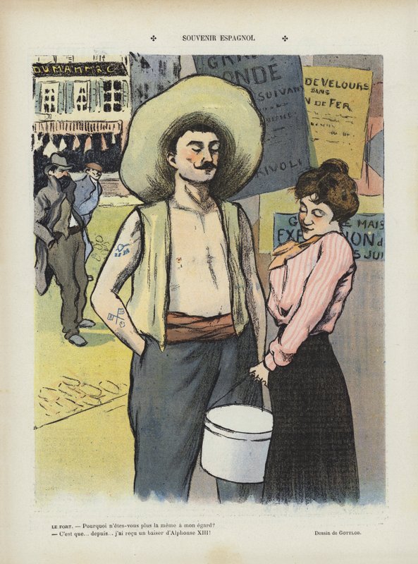 Le Rire için İllüstrasyon by Fernand Louis Gottlob