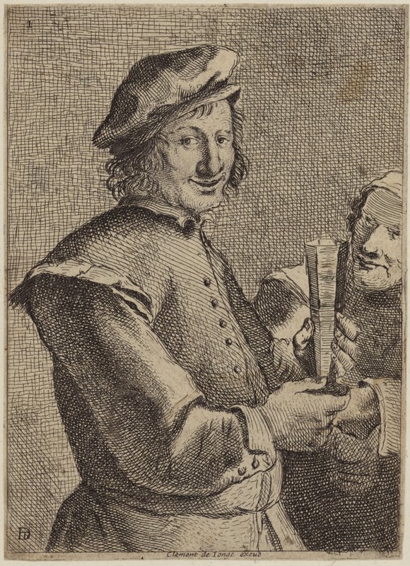 Gülümseyen genç bir adamın portresi by Flemish School