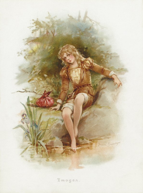 Imogen (kromolito) by Frances Brundage