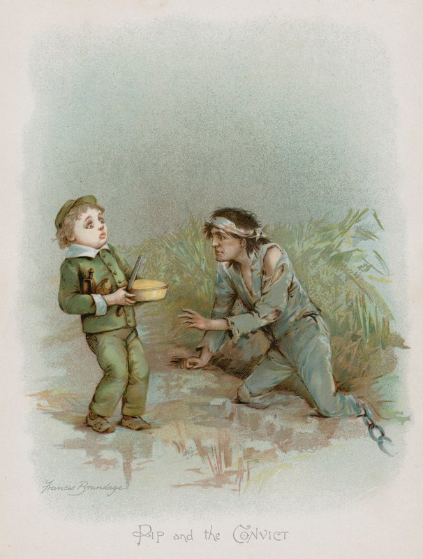 Pip ve Hükümlü (chromolitho) by Frances Brundage