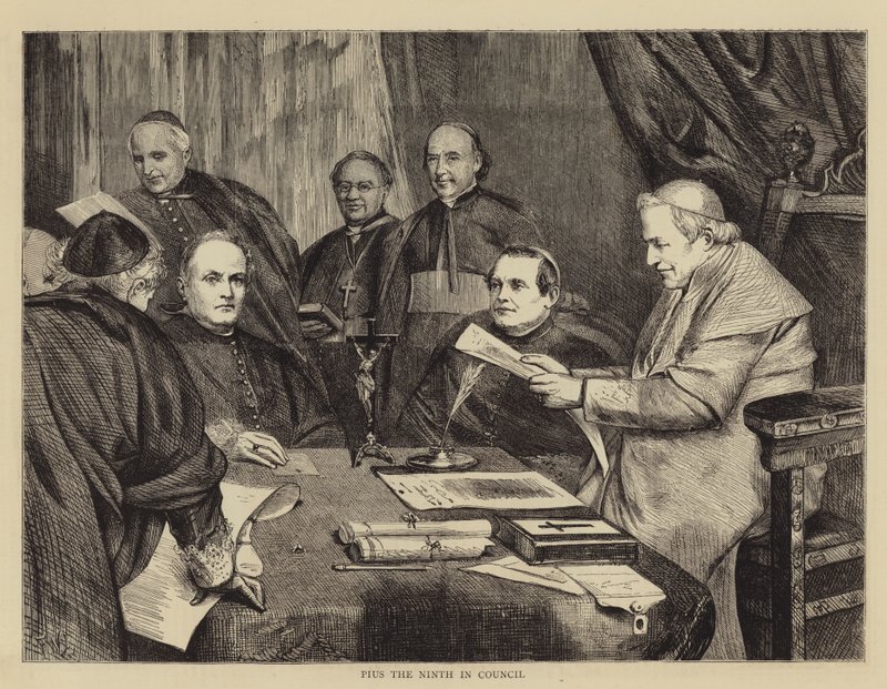 Konseyde Dokuzuncu Pius by Francis Wilfred Lawson