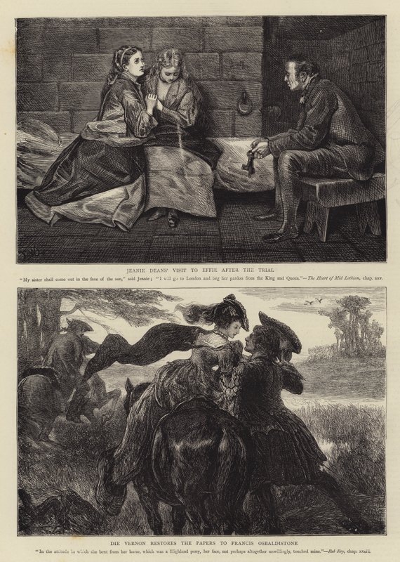 Sir Walter Scott Yüzüncü Yıl by Francis Wilfred Lawson