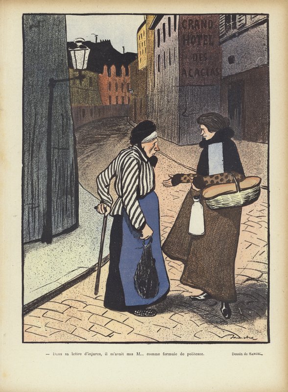 Le Rire için İllüstrasyon by Francisco Sancha y Lengo