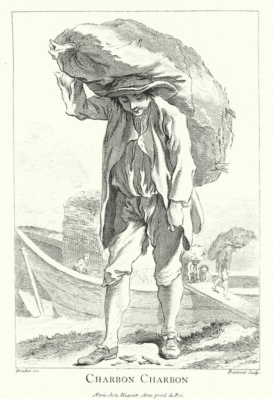 Kömürcü (gravür) by Francois (after) Boucher