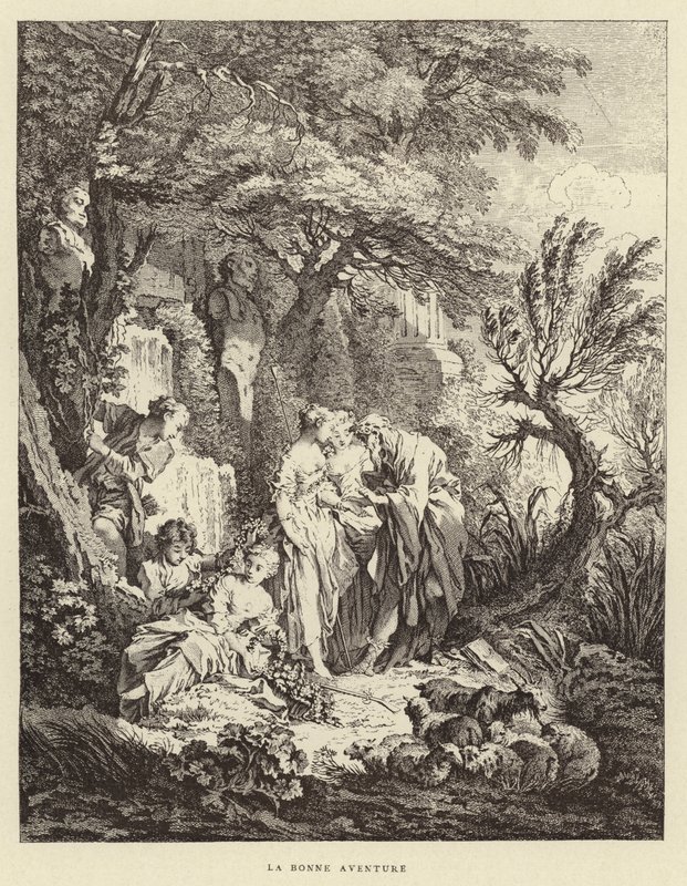 İyi Macera (gravür) by Francois (after) Boucher