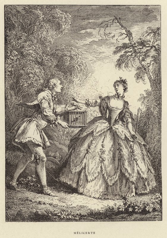 melicerte (gravür) by Francois (after) Boucher
