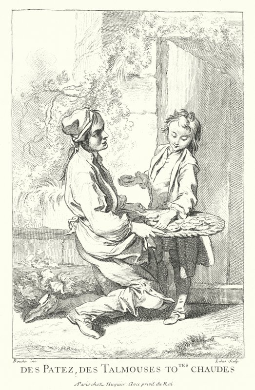 Pastacı (gravür) by Francois (after) Boucher