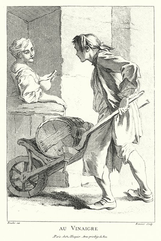ವಿನೆಗರ್ ಮಾರಾಟಗಾರ (ಕೆತ್ತನೆ) ಟರ್ಕಿ by Francois (after) Boucher