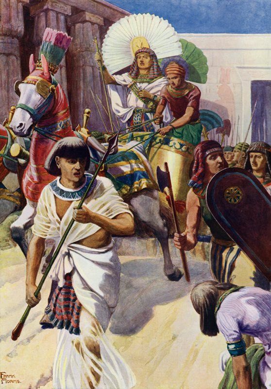 Cetvel Joseph (renkli taş) by Frank Adams