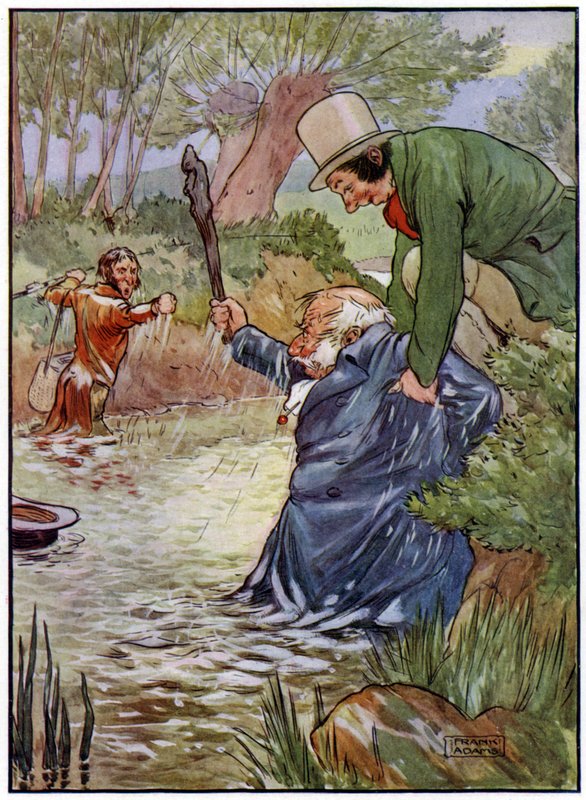 Üç Neşeli Balıkçı (renkli taş) by Frank Adams
