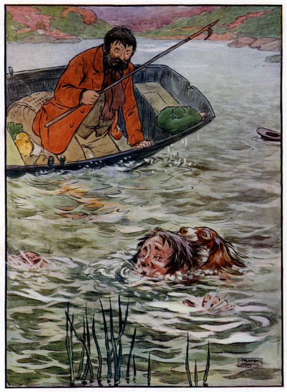 Üç Neşeli Balıkçı (renkli taş) by Frank Adams