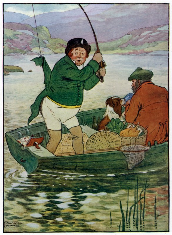 Üç Neşeli Balıkçı (renkli taş) by Frank Adams