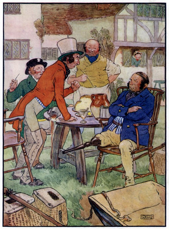 Üç Neşeli Balıkçı (renkli taş) by Frank Adams