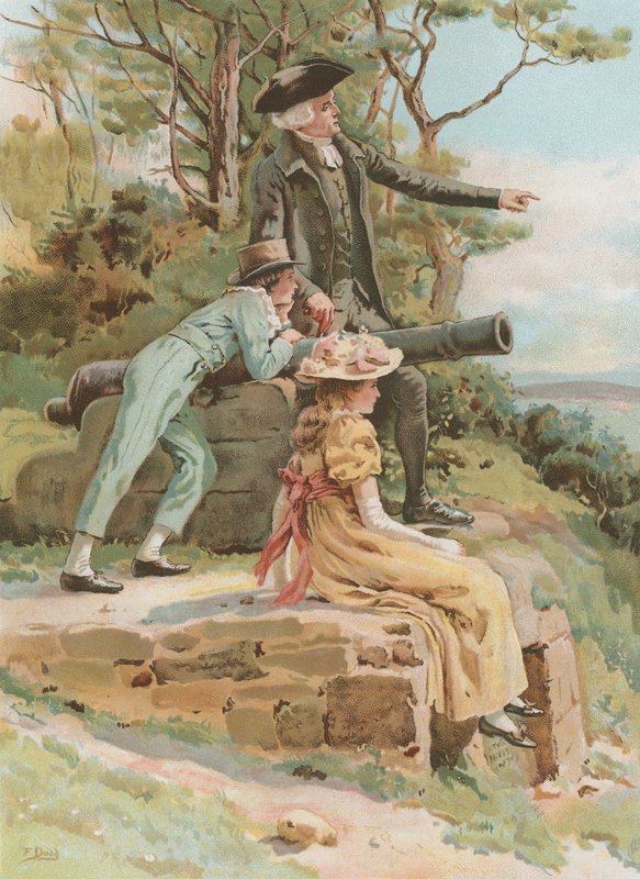 Eski Savaş Alanı (chromolitho) by Frank Dadd