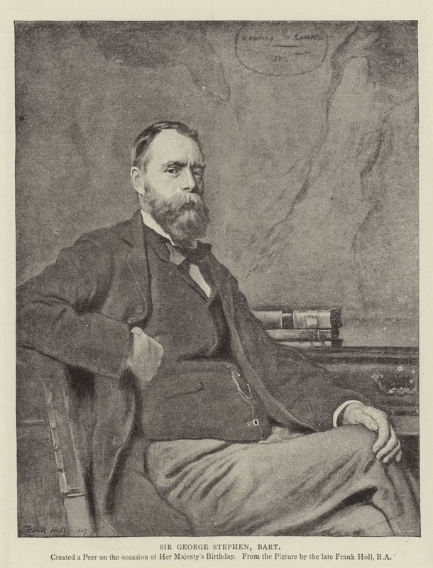 Sir George Stephen, Baronet by Frank Holl