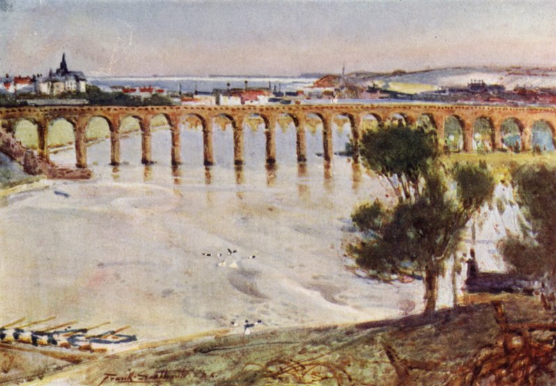 Berwick-on-Tweed (renkli taş) by Frank Southgate