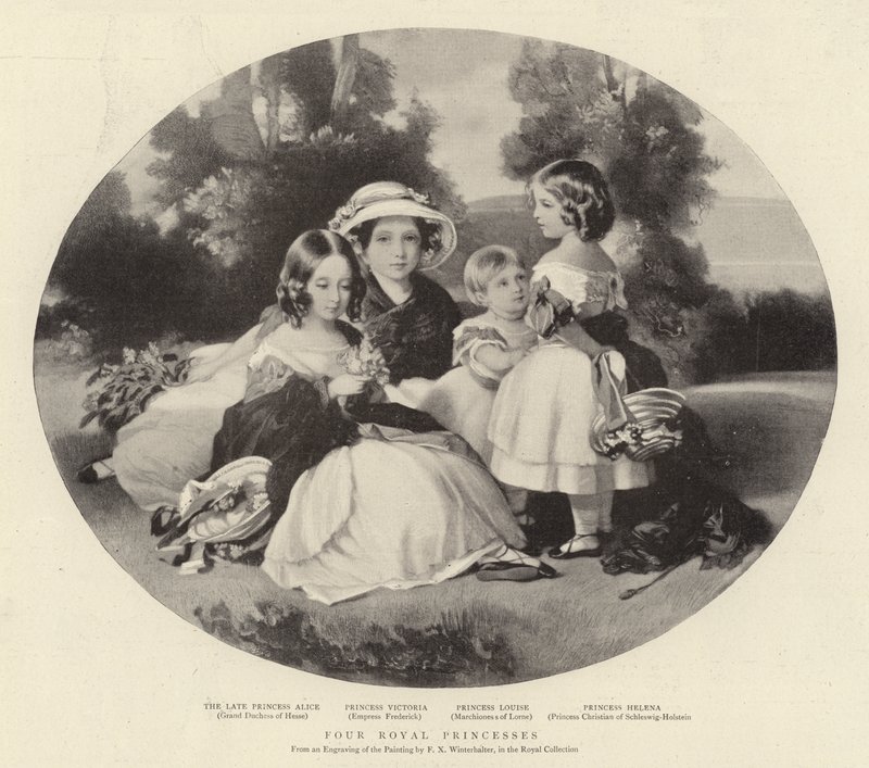 Dört Kraliyet Prensesi by Franz Xaver Winterhalter