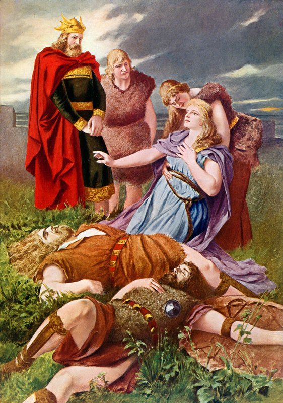 Tristan ve Isolde, Son Perde by Fred Leeke