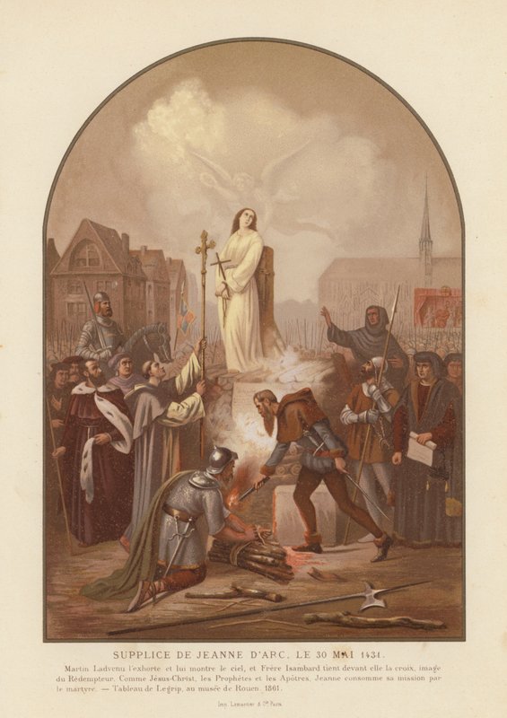 Joan of Arc'ın Şehitliği by Frederic Legrip