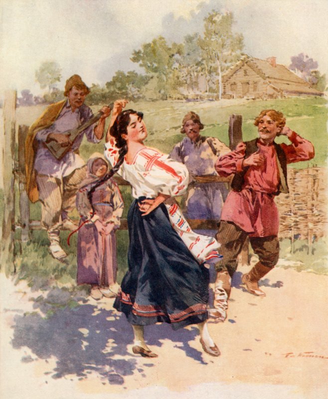 A Dance in Little Russia  by Frederic de Haenen