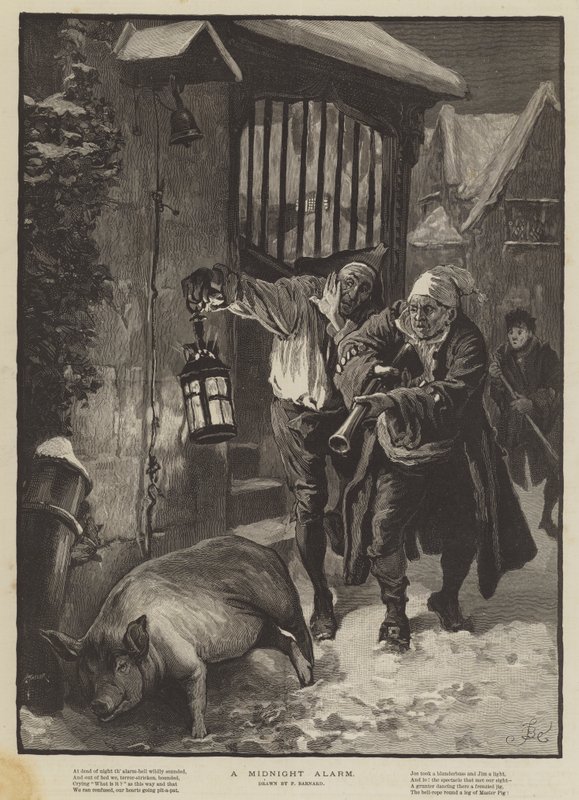 Geceyarısı Alarmı by Frederick Barnard