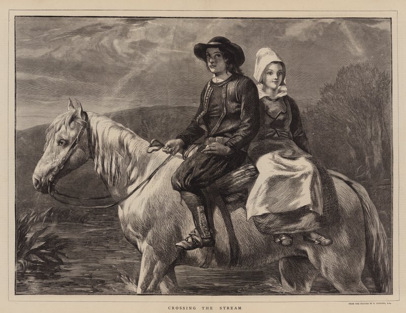 Akışı geçmek by Frederick Goodall