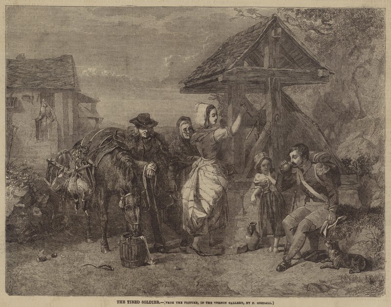 yorgun asker by Frederick Goodall