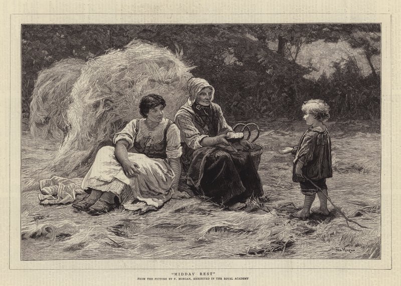 Öğle Dinlenme by Frederick Morgan