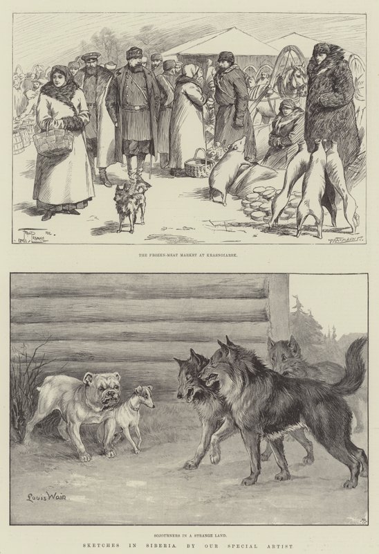 ಸೈಬೀರಿಯಾ ಟರ್ಕಿಯಲ್ಲಿ ರೇಖಾಚಿತ್ರಗಳು by Frederick Pegram