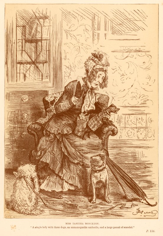 Bayan Tabitha Monckton by Frederick Barnard