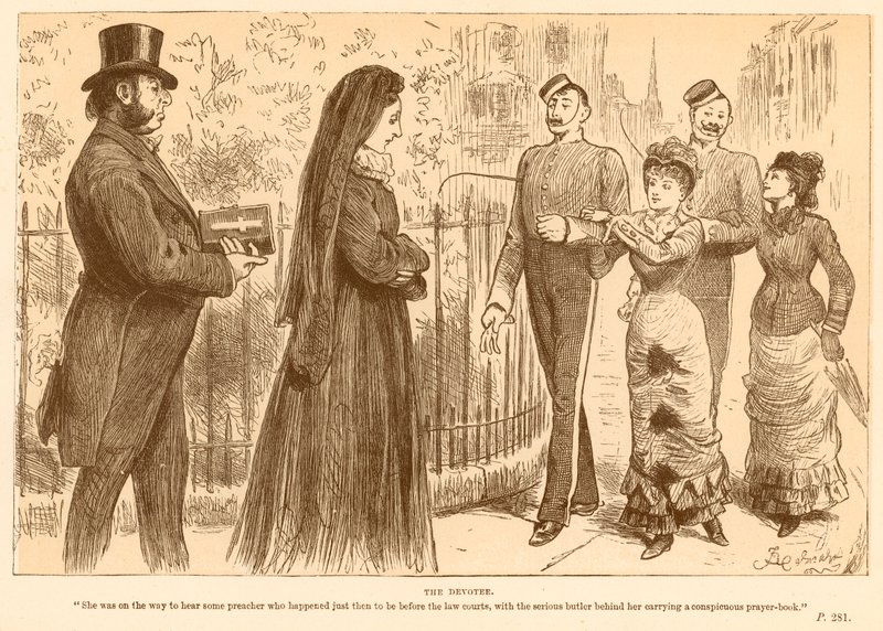 The Devotee by Frederick Barnard
